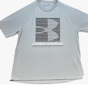 Under Armour Men’s Velocity Graphic Short Sleeve Crew Loose Grey T-Shirt